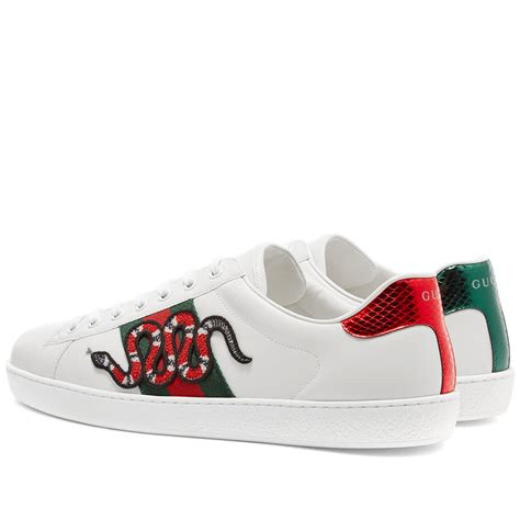 gucci snake ace sneakers ราคา|Gucci ace leather sneakers.